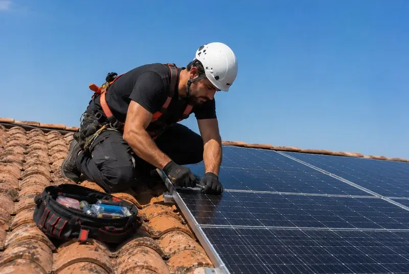 Maintenance et monitoring de panneaux solaires à Ruy-Montceau