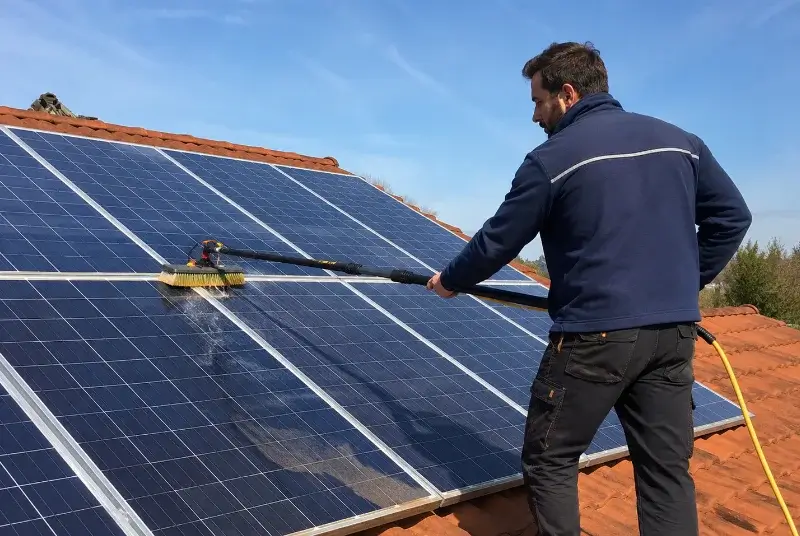 Nettoyage et entretien de panneaux solaires à Ruy-Montceau